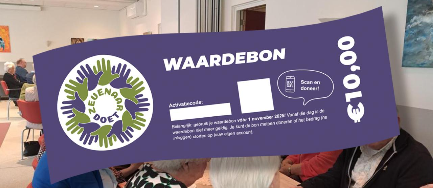 Illustratie bij nieuwbericht Veel waardebonnen gedoneerd in 2025!